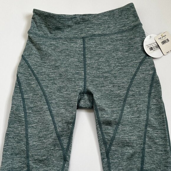 FP Free People Movement Biker Shorts Heather Green Size  XS NWT - Picture 1 of 5